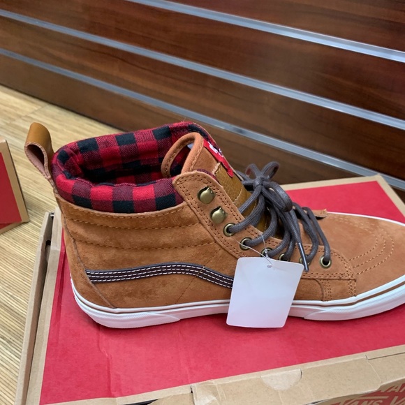 New NWT Vans Sk8 Hi Mte glazed Ginger Never Worn - Picture 3 of 6